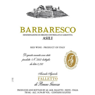 Bruno Giacosa Barbaresco Asili 2022 (6x75cl)