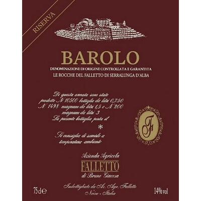 Falletto di Bruno Giacosa Falletto Barolo Riserva 1986 (6x75cl)