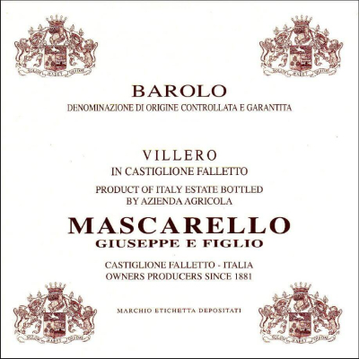 Giuseppe Mascarello Barolo Villero 2011 (6x75cl)