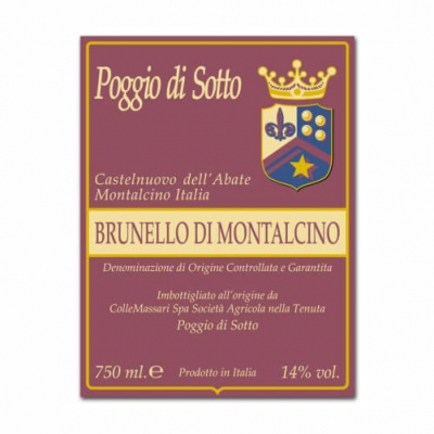 Poggio di Sotto Brunello di Montalcino 2017 (1x150cl)