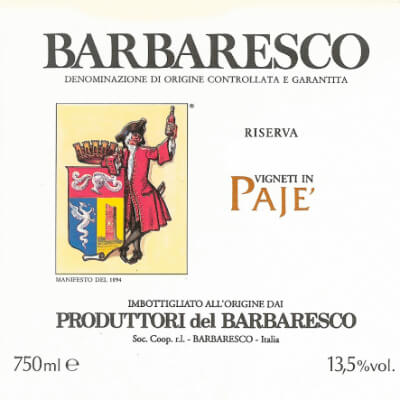 Produttori del Barbaresco Barbaresco Paje Riserva 2019 (6x75cl)