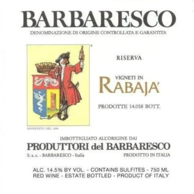Produttori del Barbaresco Barbaresco Rabaja Riserva 2020 (1x150cl)