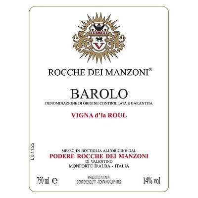 Rocche Dei Manzoni Barolo Vigna d'la Roul 2004 (6x75cl)