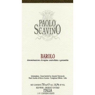Paolo Scavino Barolo 2007 (6x75cl)