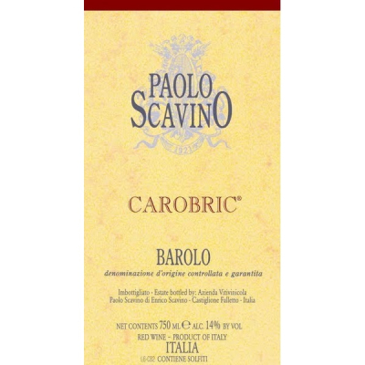 Paolo Scavino Barolo Carobric 2015 (6x75cl)
