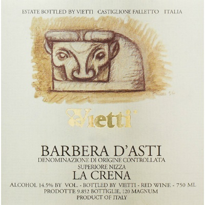 Vietti Barbera d'Asti La Crena 2018 (6x75cl)