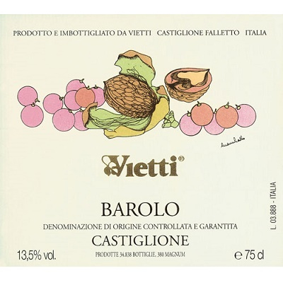 Vietti Barolo Castiglione 2016 (3x150cl)