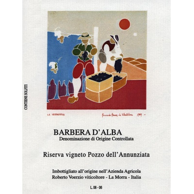 Roberto Voerzio Barbera d'Alba Riserva Pozzo Annunziata 2000 (3x150cl)