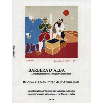 Roberto Voerzio Barbera d'Alba Riserva Pozzo Annunziata 2007 (3x150cl)