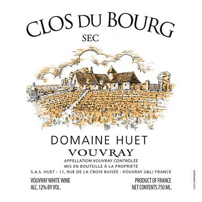 Huet Vouvray Clos du Bourg Sec 2019 (12x75cl)