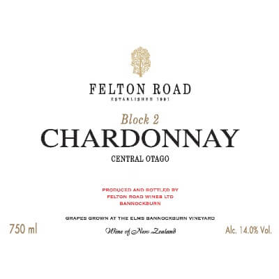 Felton Road Block 2 Chardonnay 2021 (6x75cl)