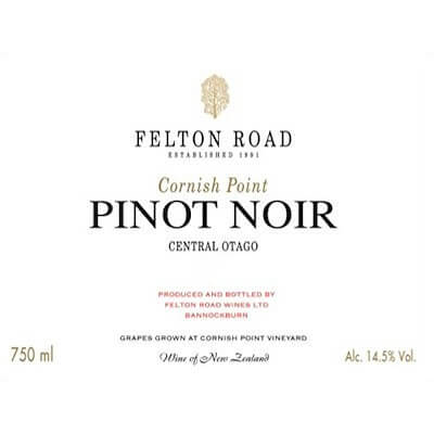 Felton Road Cornish Point Pinot Noir 2015 (1x75cl)