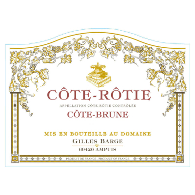Gilles Barge Cote-Rotie Cote Brune 2016 (1x75cl)