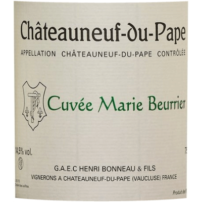 Henri Bonneau Chateauneuf-du-Pape Marie Beurrier 2016 (12x75cl)