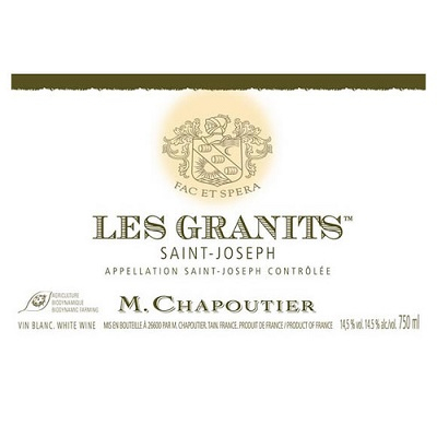 Chapoutier Saint-Joseph Les Granits Blanc 2018 (6x75cl)
