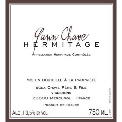 Yann Chave Hermitage 2019 (6x75cl)