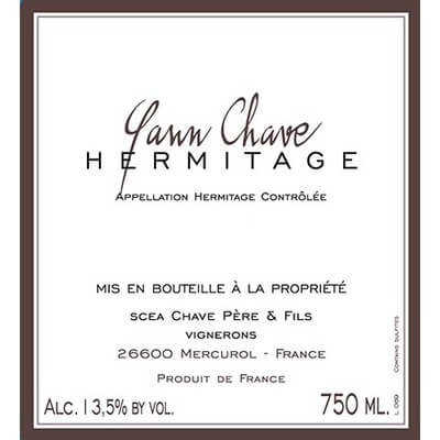 Yann Chave Hermitage 2015 (12x75cl)