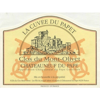 Clos du Mont Olivet Chateauneuf-du-Pape Cuvee du Papet 2016 (6x75cl)