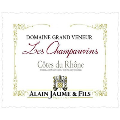 Grand Veneur Cotes-du-Rhone Les Champauvins 2019 (6x75cl)