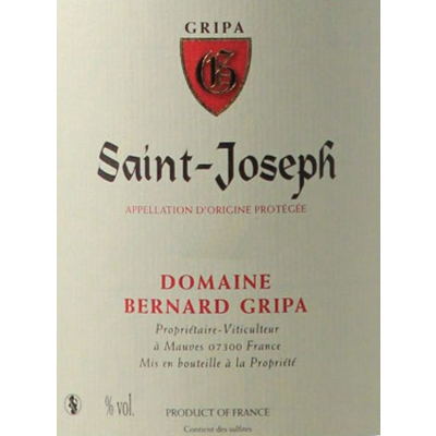 Bernard Gripa Saint Joseph 2021 (6x75cl)