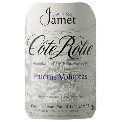 Domaine Jamet Cote-Rotie Fructus Voluptas 2015 (6x75cl)