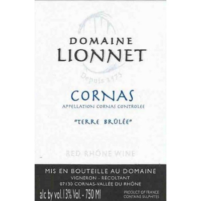 Lionnet (Domaine) Cornas Terre Brulee 2020 (6x75cl)