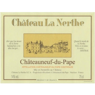 La Nerthe Chateauneuf-du-Pape 2018 (1x75cl)