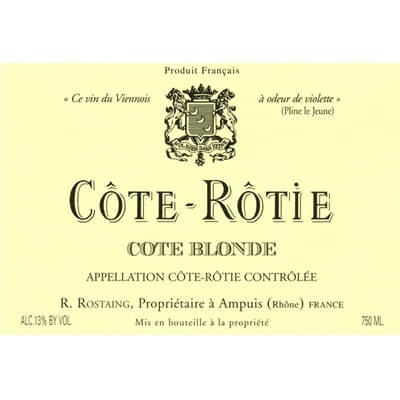 Rene Rostaing Cote-Rotie Cote Blonde 2021 (12x75cl)