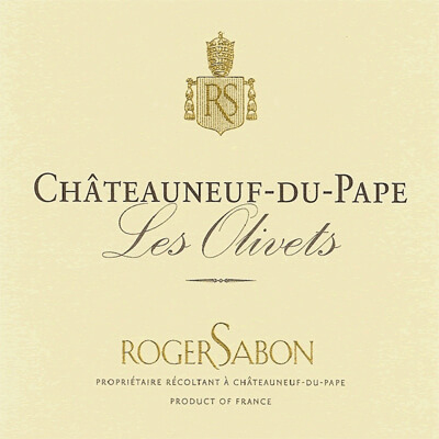 Roger Sabon Chateauneuf-du-Pape Les Olivets 2020 (6x75cl)