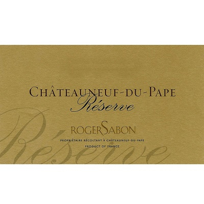 Roger Sabon Chateauneuf-du-Pape Reserve 2016 (6x75cl)