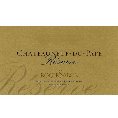 Roger Sabon Chateauneuf-du-Pape Reserve 2017 (6x75cl)