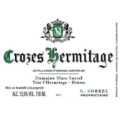 Marc Sorrel Crozes Hermitage Blanc 2015 (6x75cl)