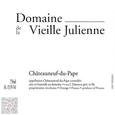 La Vieille Julienne Chateauneuf-du-Pape 1999 (4x75cl)