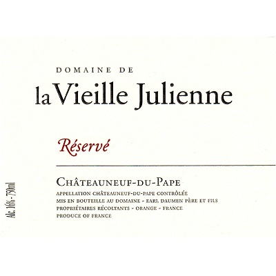 La Vieille Julienne Chateauneuf-du-Pape Reserve 2006 (6x75cl)