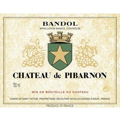 Pibarnon Bandol Rouge 1989 (6x75cl)