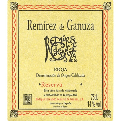 Remirez de Ganuza Rioja Reserva 2007 (1x75cl)
