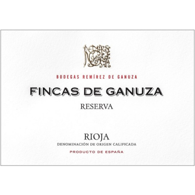 Remirez de Ganuza Rioja Reserva Fincas De Ganuza 2014 (6x75cl)
