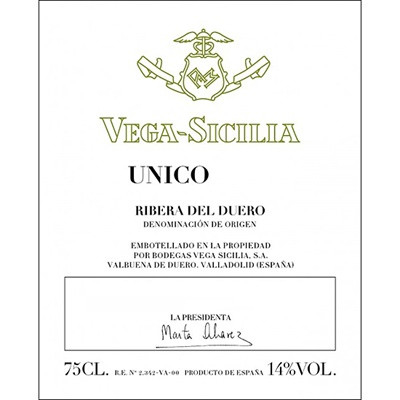 Vega Sicilia Unico 1999 (6x75cl)