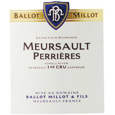 Ballot Millot & Fils Meursault-Perrieres 1er Cru 2020 (3x75cl)