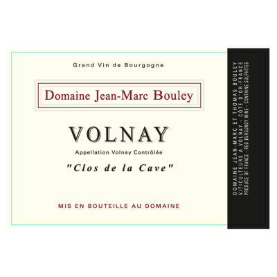 Jean-Marc Bouley Volnay Clos de la Cave 2017 (6x150cl)