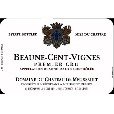 Chateau Meursault Beaune 1er Cru Cents Vignes 1998 (6x75cl)