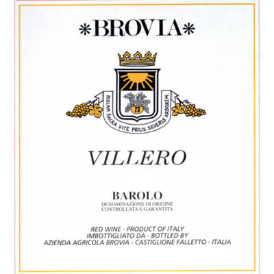 Brovia Barolo Villero 2017 (12x75cl)
