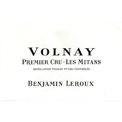 Benjamin Leroux Volnay 1er Cru Les Mitans 2019 (6x75cl)