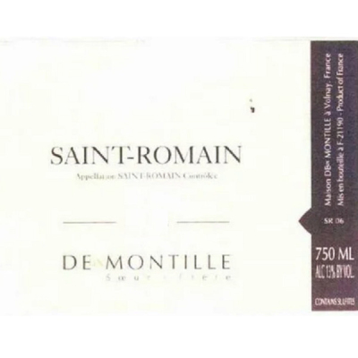 Deux Montille Saint Romain Rouge 2018 (1x75cl)