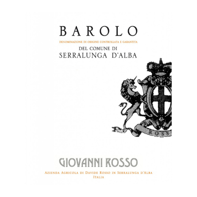 Giovanni Rosso Barolo Serralunga d'Alba 2017 (6x75cl)