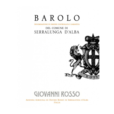 Giovanni Rosso Barolo Serralunga d'Alba 2016 (1x75cl)
