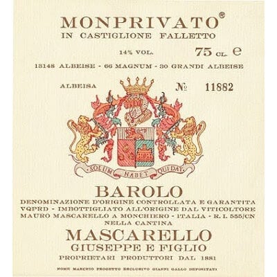 Giuseppe Mascarello E Figlio Barolo Monprivato Ca d'Morissio Riserva 2003 (1x75cl)