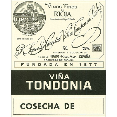 Lopez de Heredia Vina Tondonia Rioja Gran Reserva 2001 (6x75cl)