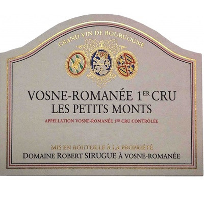 Robert Sirugue Vosne-Romanee 1er Cru Les Petits Monts 2018 (6x75cl)