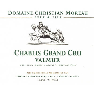 Christian Moreau Chablis Grand Cru Valmur 2022 (6x75cl)